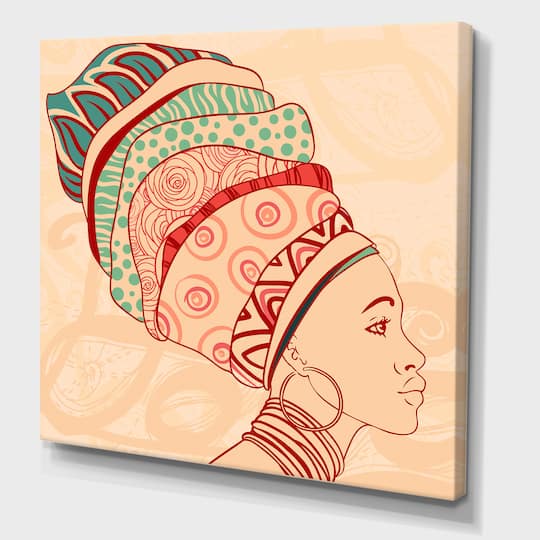 Designart - African American Woman with Turban II